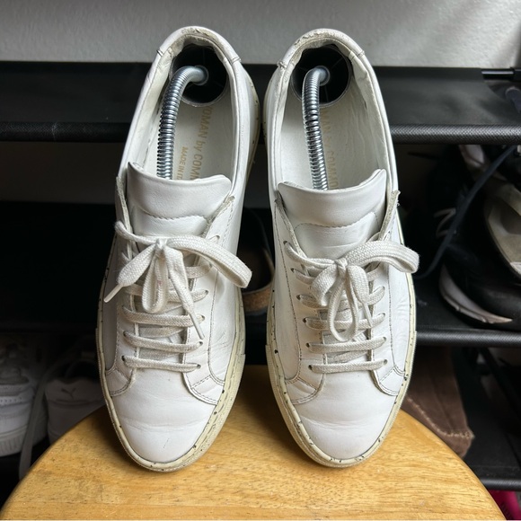 Common projects Achilles low white leather lace sneakers - Picture 6 of 7